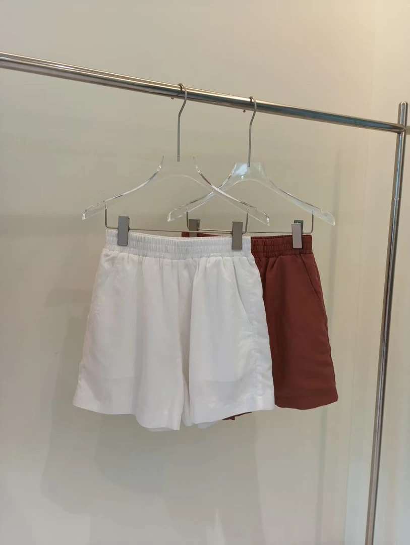 亚麻天丝休闲百搭气质短裤25XT120