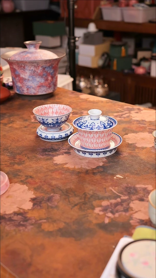【闪购商品】陶瓷茶具（无礼盒无茶盘）@@A9486