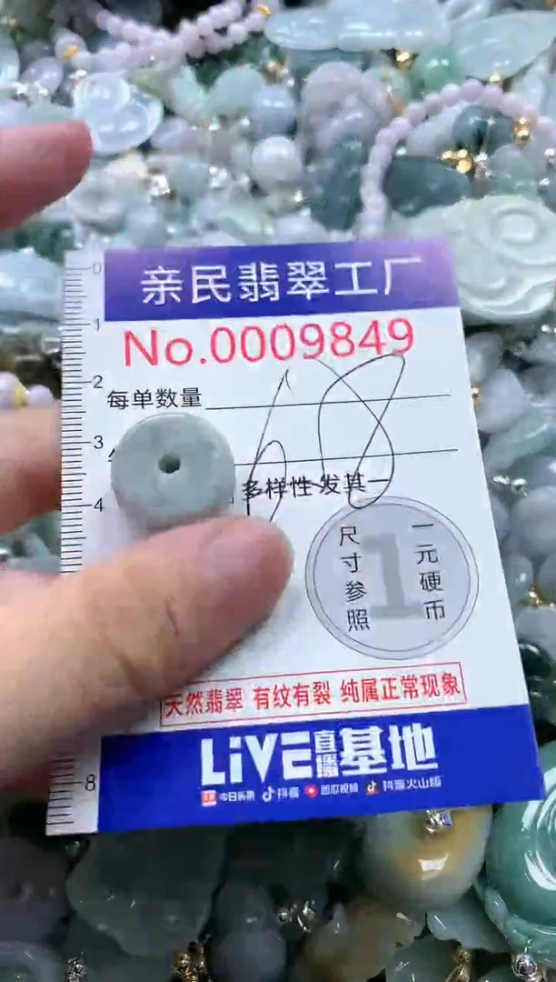 翡翠未镶嵌吊坠(不含链)9849