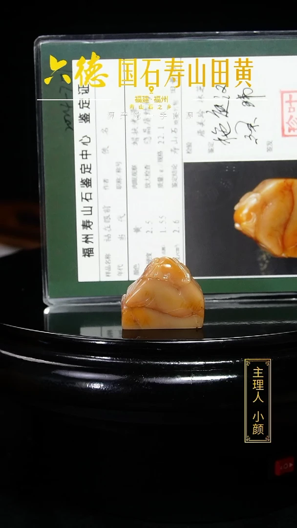 寿山石其他22.1克寿山田黄印章