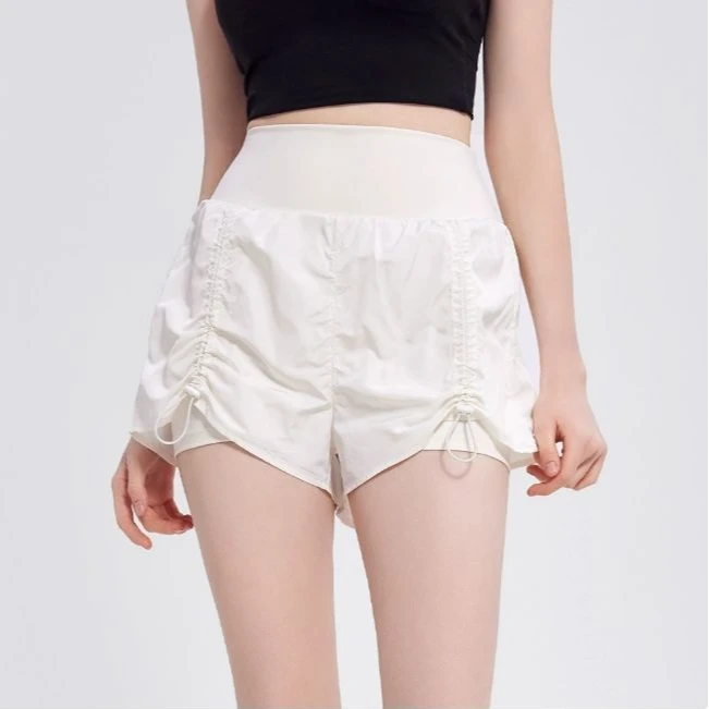 假两件运动短裤女夏季防走光高腰跑步健身紧身裤瑜伽裤外穿