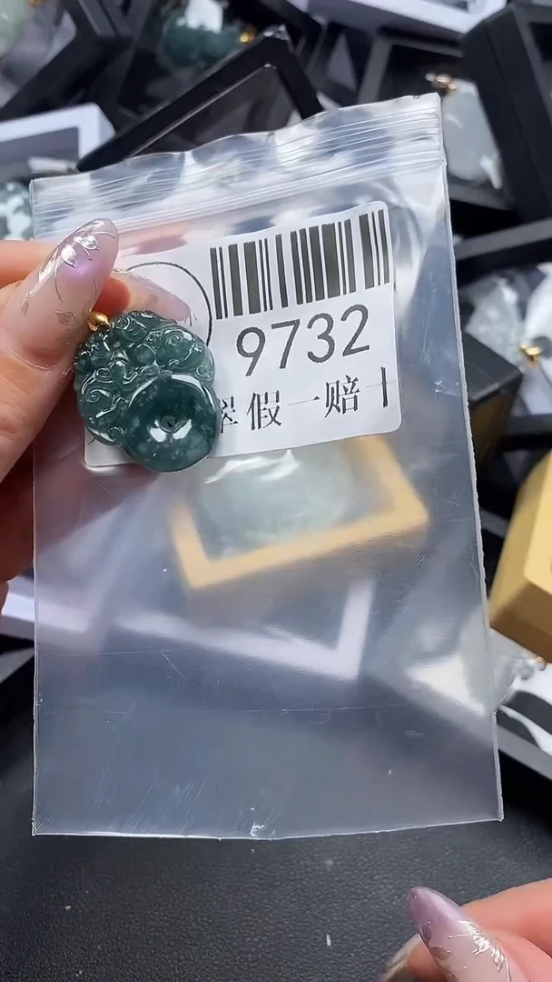 吊坠(不含链)未镶嵌翡翠9732