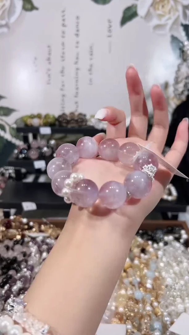 【闪购商品】水晶手链未镶嵌天然水晶默认微瑕 多样性发货发其一
