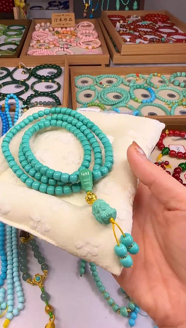 大漆工艺品手串/手链汀禾珍品——180