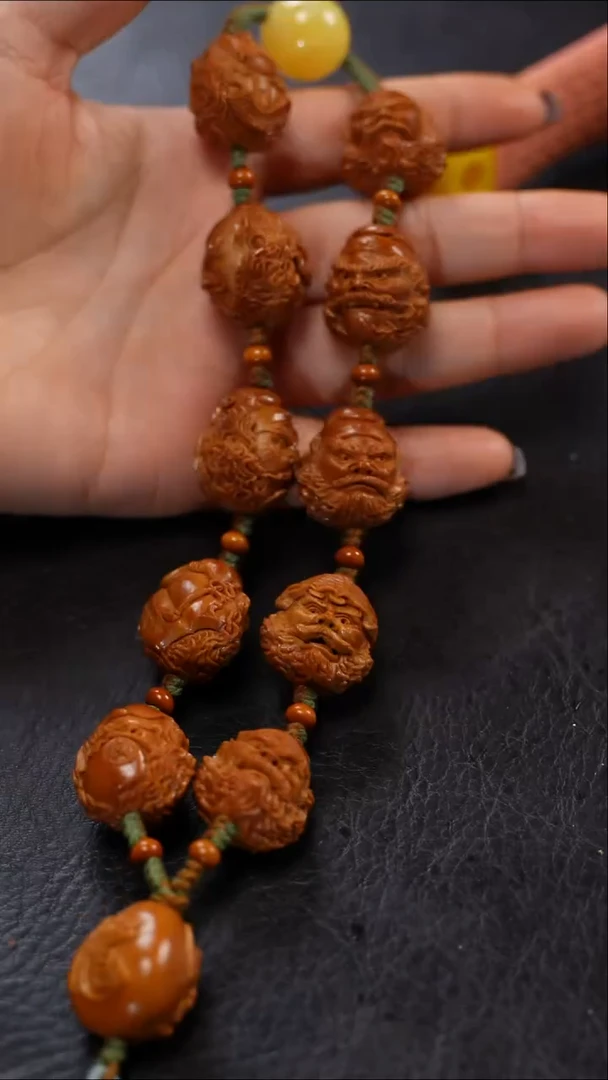手串/手链橄榄核九林核雕文玩作品+