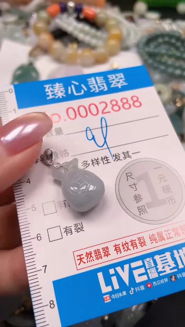 吊坠(不含链)未镶嵌翡翠2888