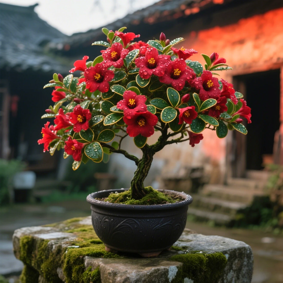 造型六月雪盆景飘枝悬崖室内小盆栽植物办公茶室桌面观赏摆件好养