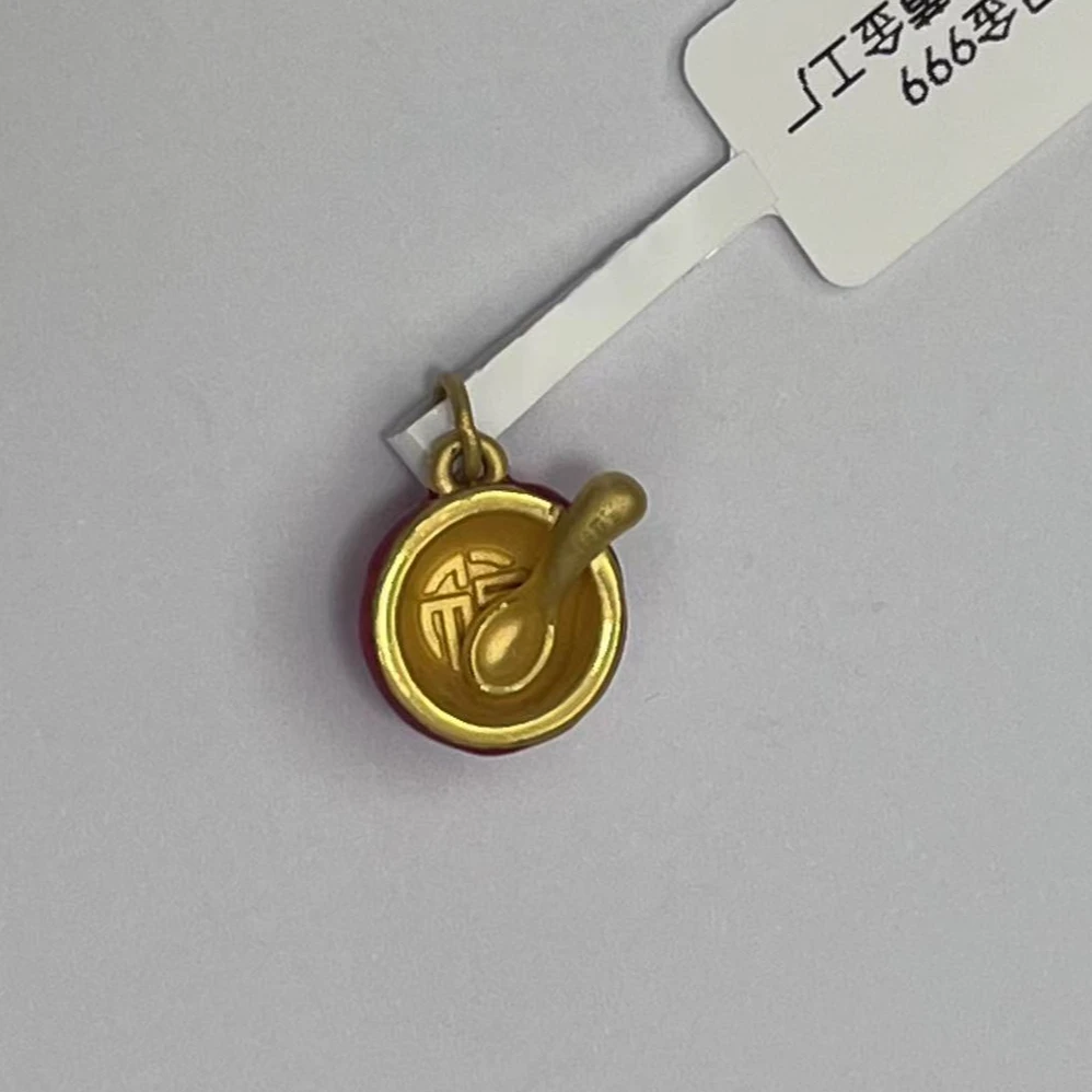 足金999珐琅福碗配件 0022