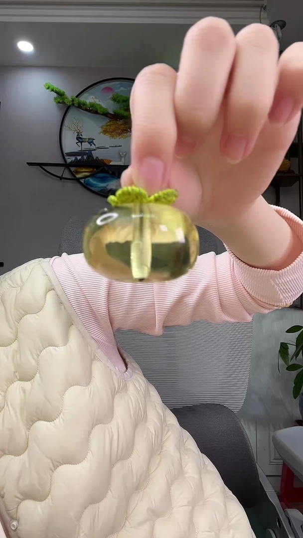 琥珀颈饰未镶嵌吊坠