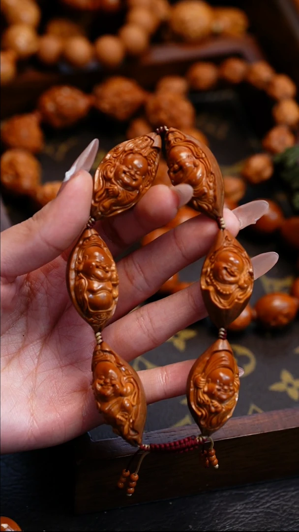 【闪购商品】橄榄核吊坠苏工橄榄核