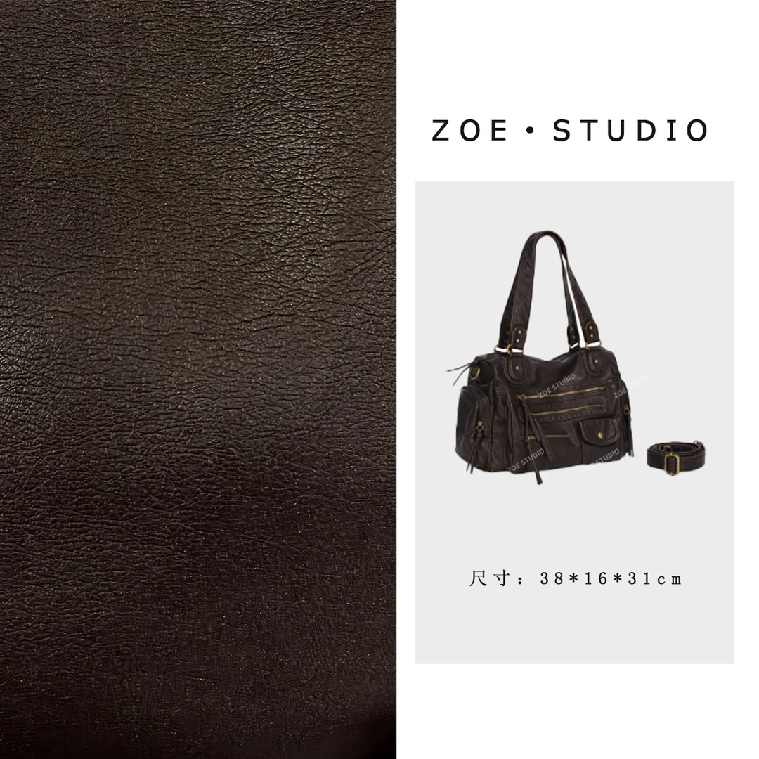 【佐伊甄选】GQ-8843-咖啡轻奢女士时尚潮流百搭单肩斜挎包