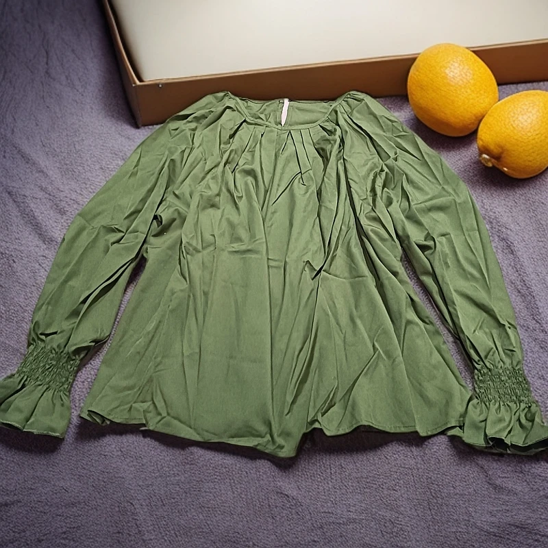 95绿色加肥加大外贸小衫
