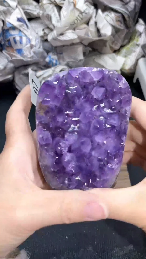 【闪购商品】紫晶1银S925镶嵌87号摆件