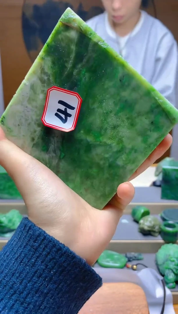 【闪购商品】和田玉（碧玉）珠宝半成品未镶嵌41