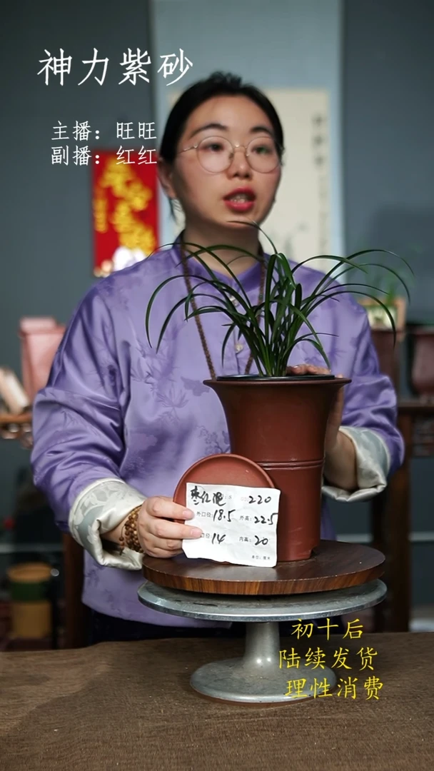 【闪购商品】紫砂花盆220+Z紫砂花盆