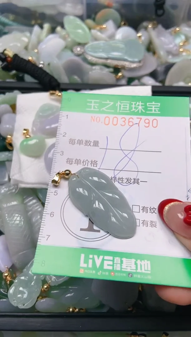 【闪购商品】翡翠颈饰未镶嵌闪购0036790