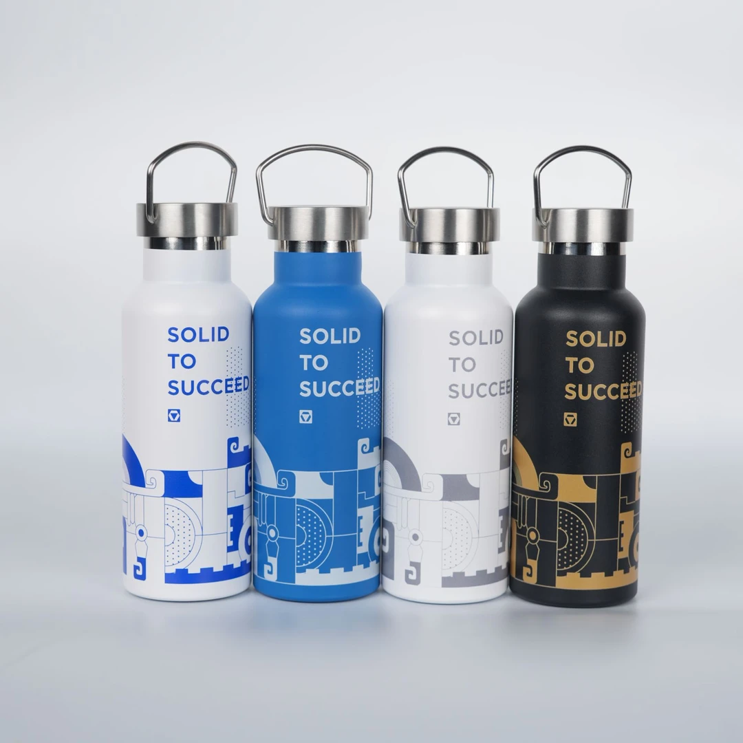 徐工文创户外运动水壶汉韵简约风欧保温杯旅行车载防摔保冷水杯