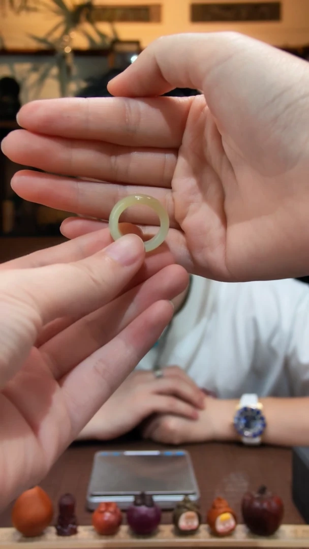 和田玉戒指未镶嵌15和田玉指环ZD