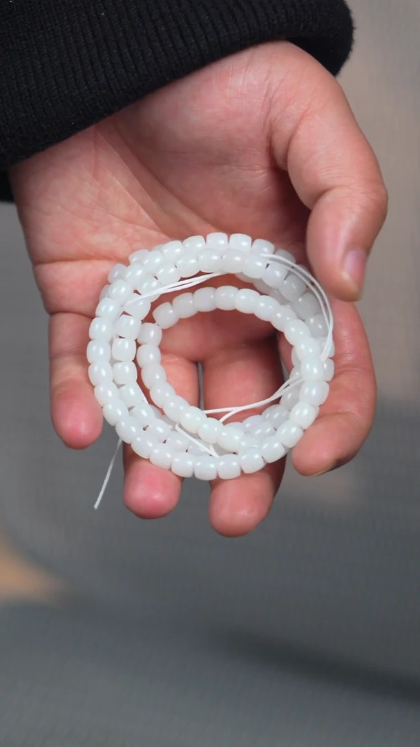 未镶嵌手链和田玉7mm天泰108