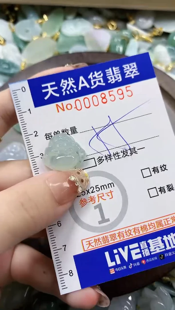 颈饰未镶嵌翡翠困****菜天然A货翡翠