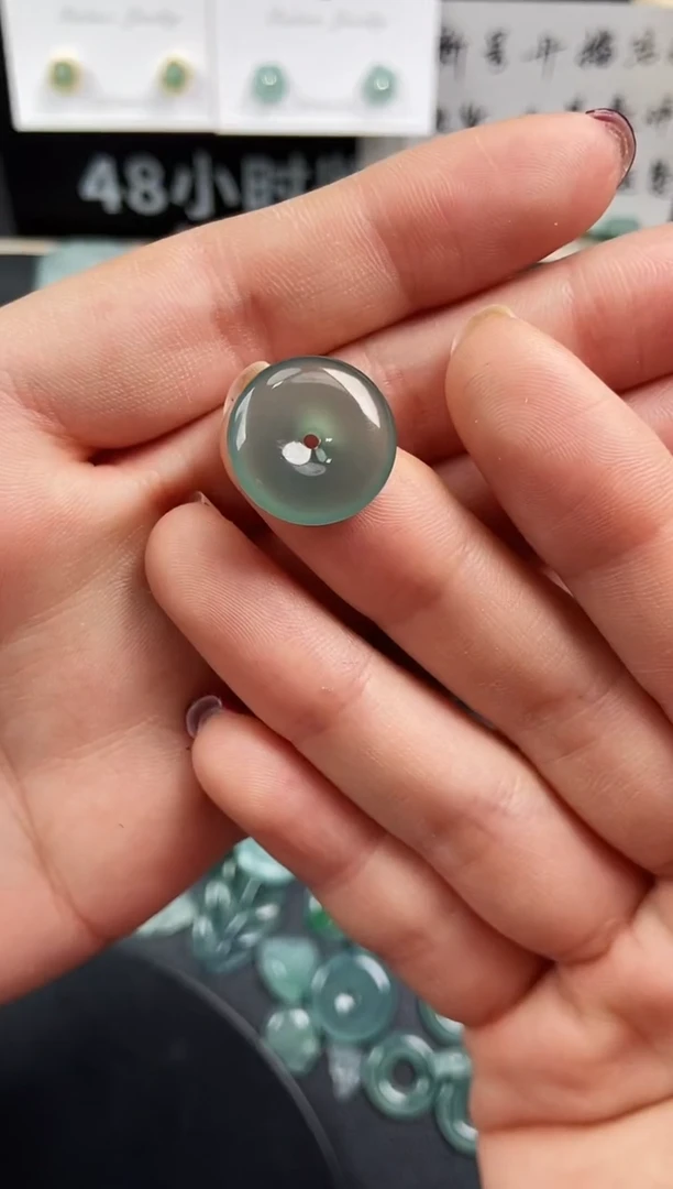 【闪购商品】翡翠吊坠(不含链)未镶嵌168平安扣
