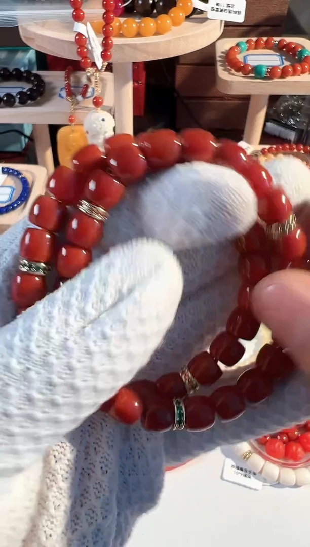 未镶嵌手链玛瑙/玉髓南红手串