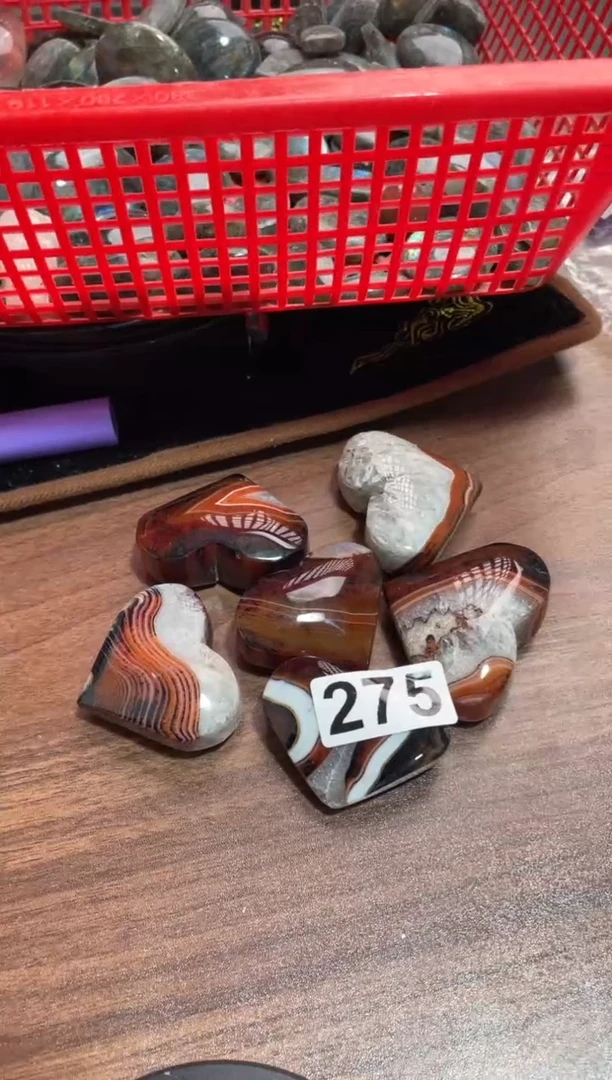 未镶嵌水晶大型摆件（非配饰）爱心玛瑙多样性发其一275