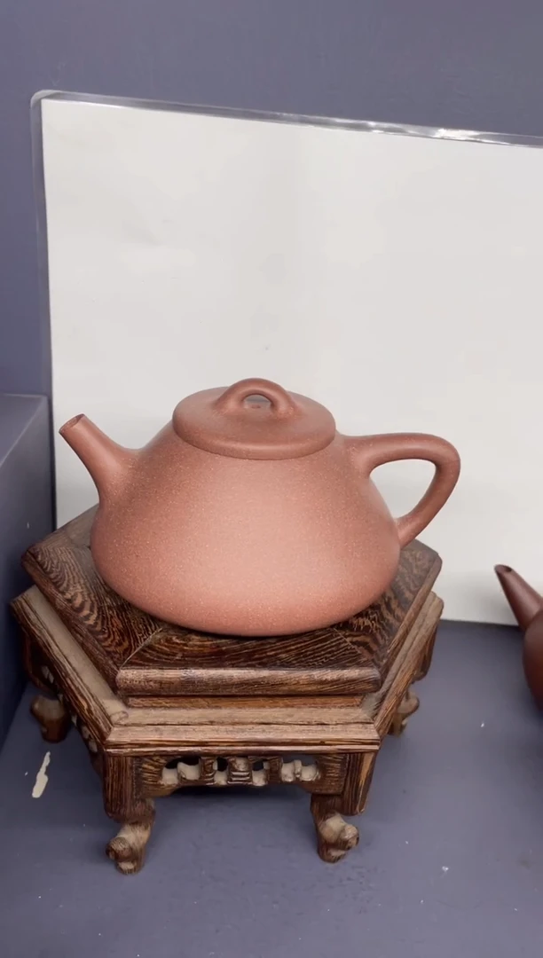 茶壶紫砂桃花泥 子冶