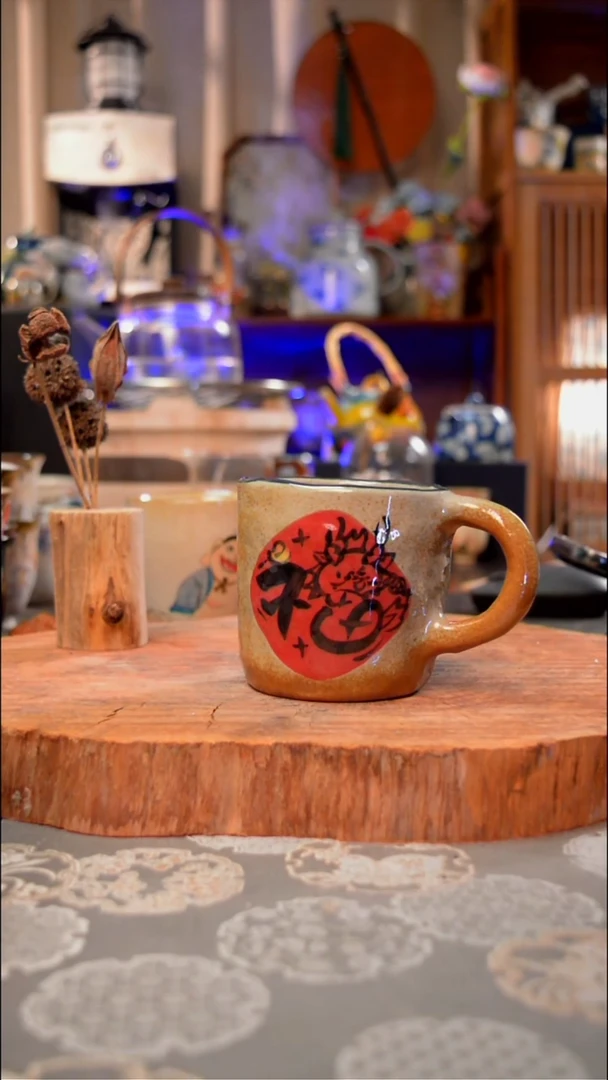 【闪购商品】杯子龙手工手绘手工手绘