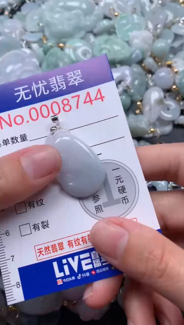 颈饰未镶嵌翡翠8744