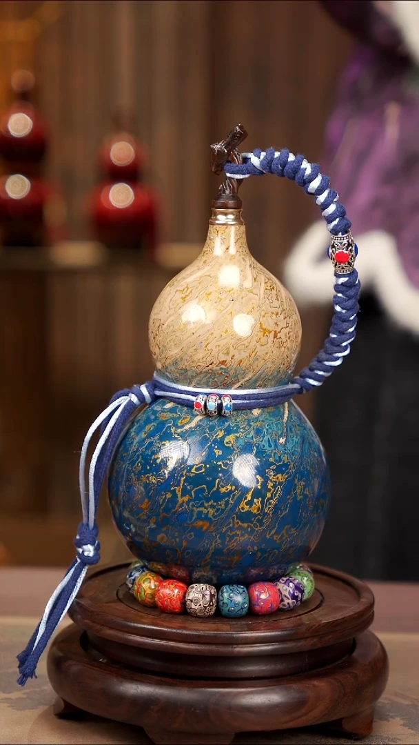 【闪购商品】221易林高端工艺大漆酒葫芦--458