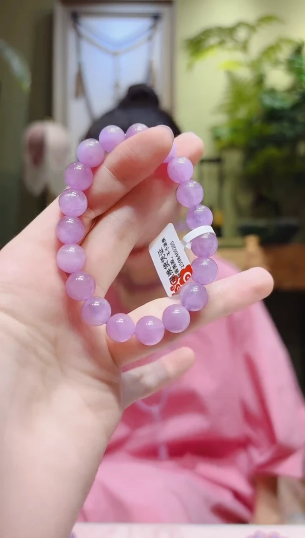 【闪购商品】锂辉石手串未镶嵌紫锂辉手串18/9.9
