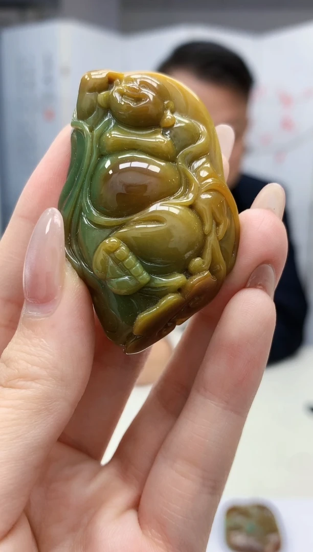 【闪购商品】定制翡翠未镶嵌4969jw-毛货挂件