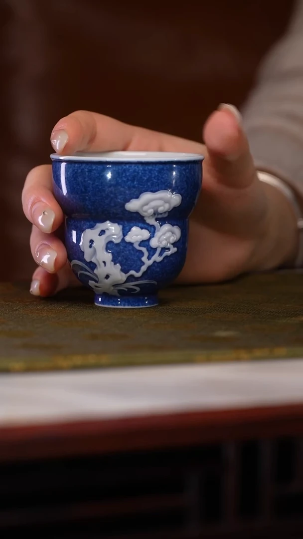 初蓝舍灵芝葫芦杯