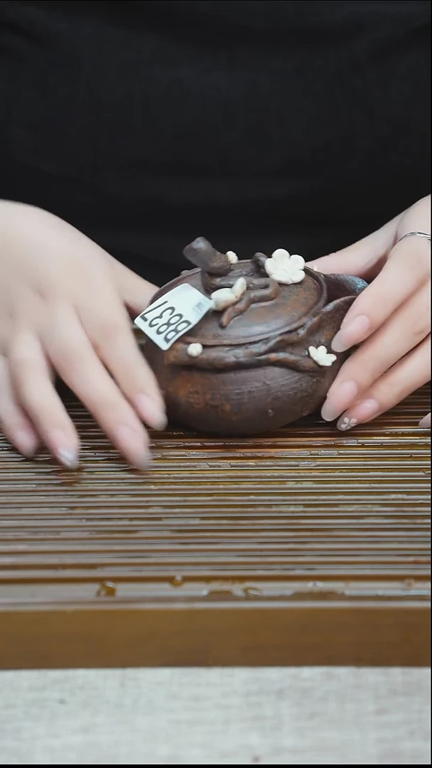 纯手工粗陶茶具每一只不一样-