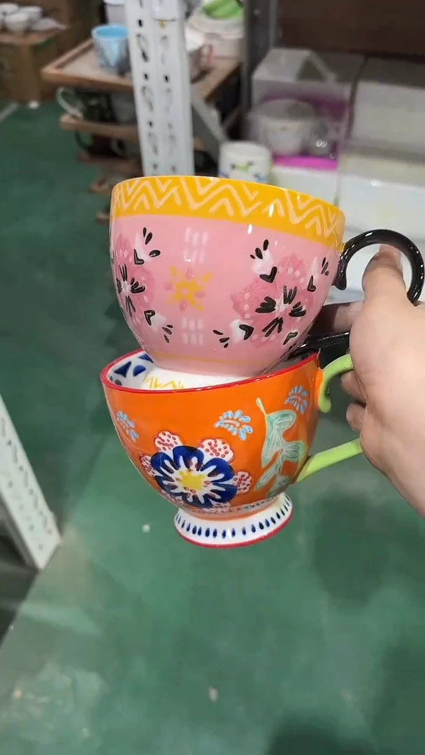 家湖高温陶瓷杯 微瑕