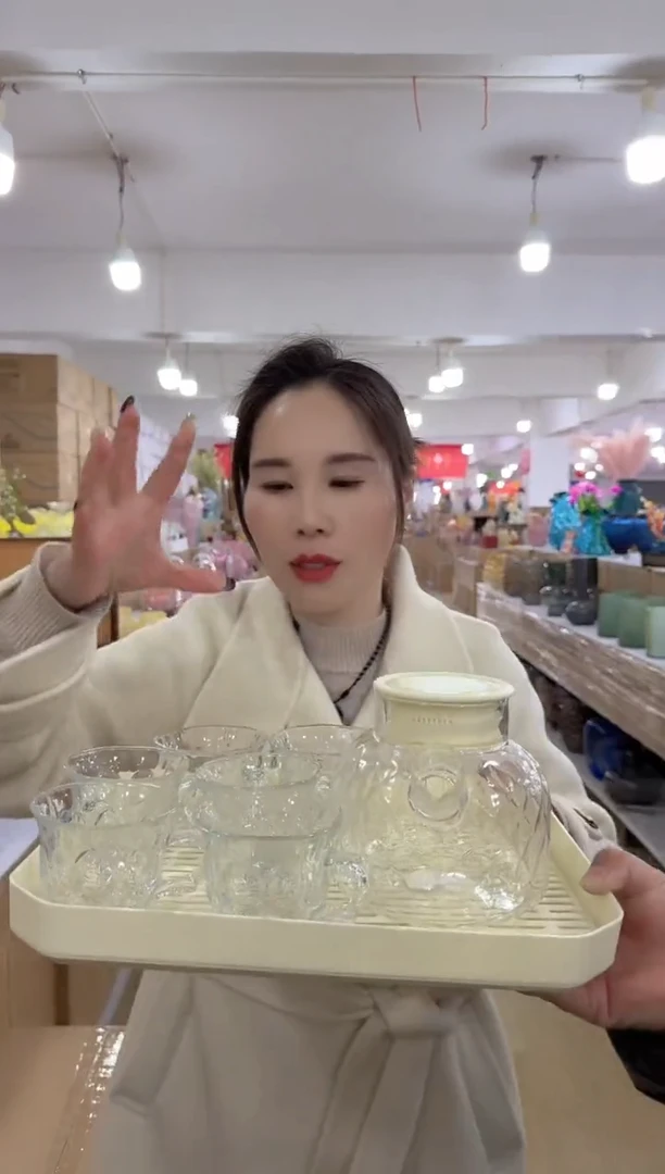 【闪购商品】无铅玻璃美全花器-e-早20