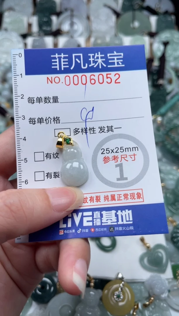 翡翠未镶嵌颈饰00..6052
