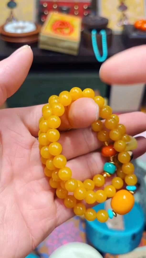 【闪购商品】蜜蜡裸石未镶嵌Q瑞哥专属高端精品61