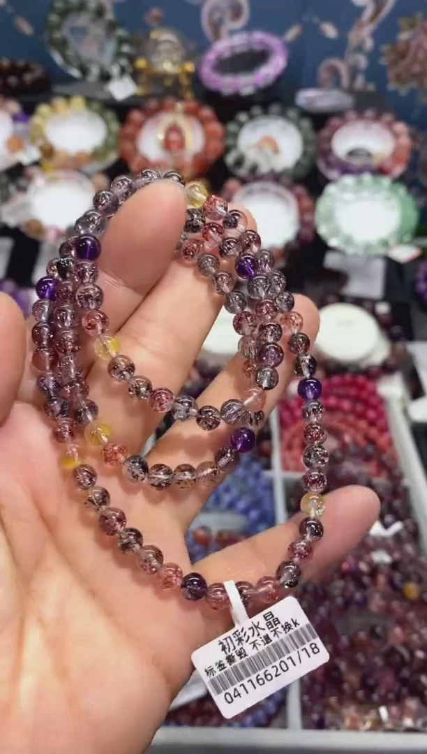 【闪购商品】水晶手串未镶嵌毒液多圈