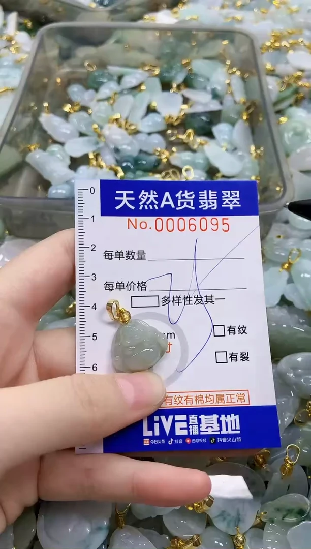 颈饰未镶嵌翡翠天然A货翡翠