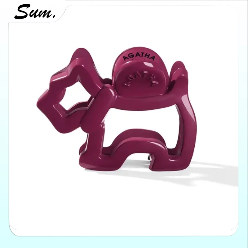 Summer经典全色镂空发夹法式初春欧若风时尚可爱气质抓夹