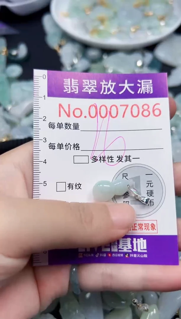 颈饰未镶嵌翡翠7086