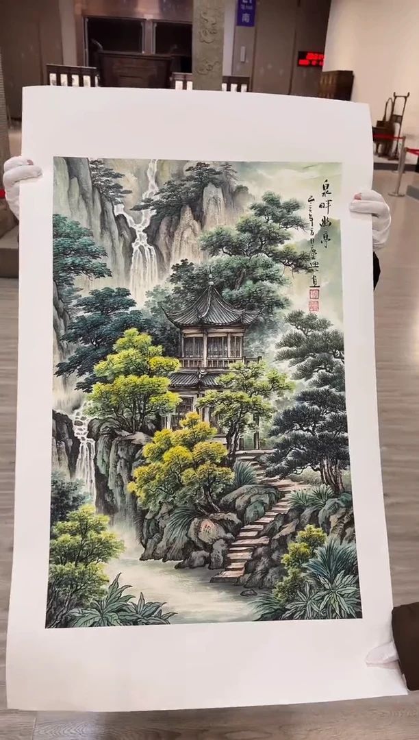 国画20赵隆轩美术馆李庆兴老师作品