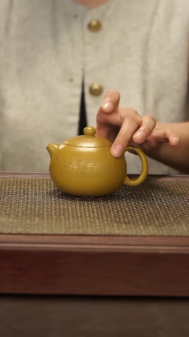 茶壶紫砂【润石堂】精品 小西施 黄金段