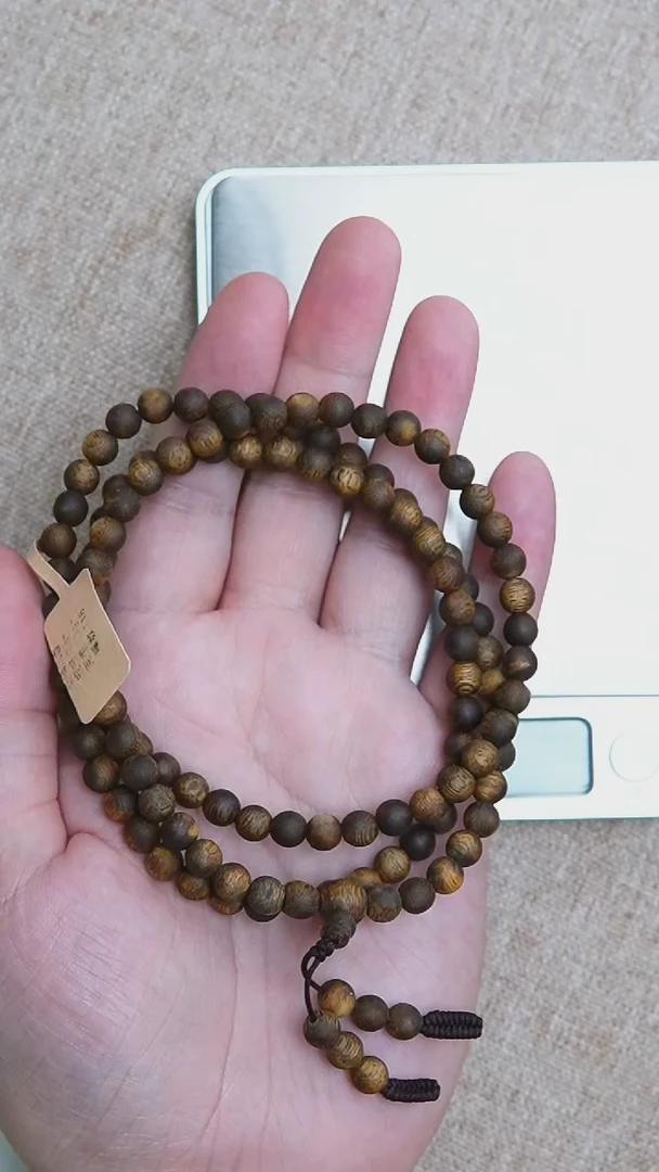 沉香手串奇楠多圈0.6 13g