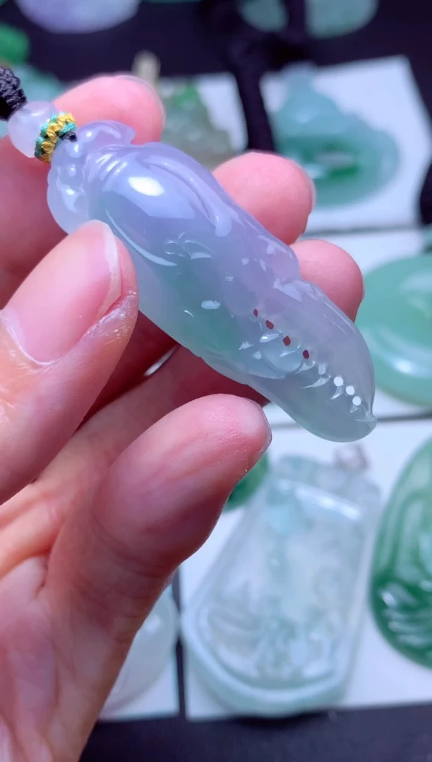颈饰未镶嵌翡翠天然A货翡翠
