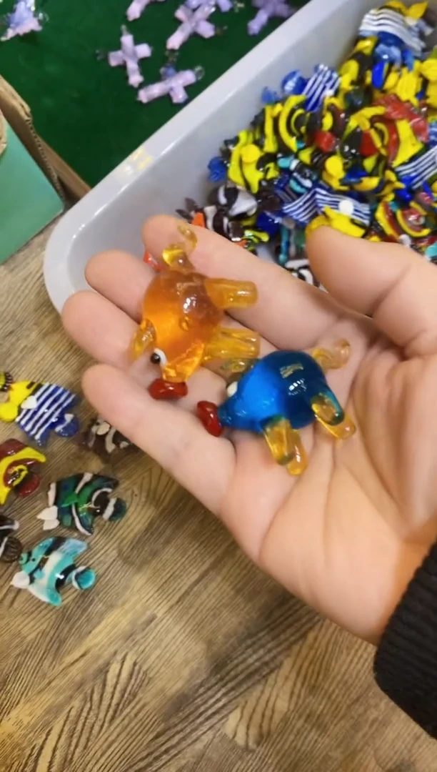 【闪购商品】琉璃手工艺品小猪2个