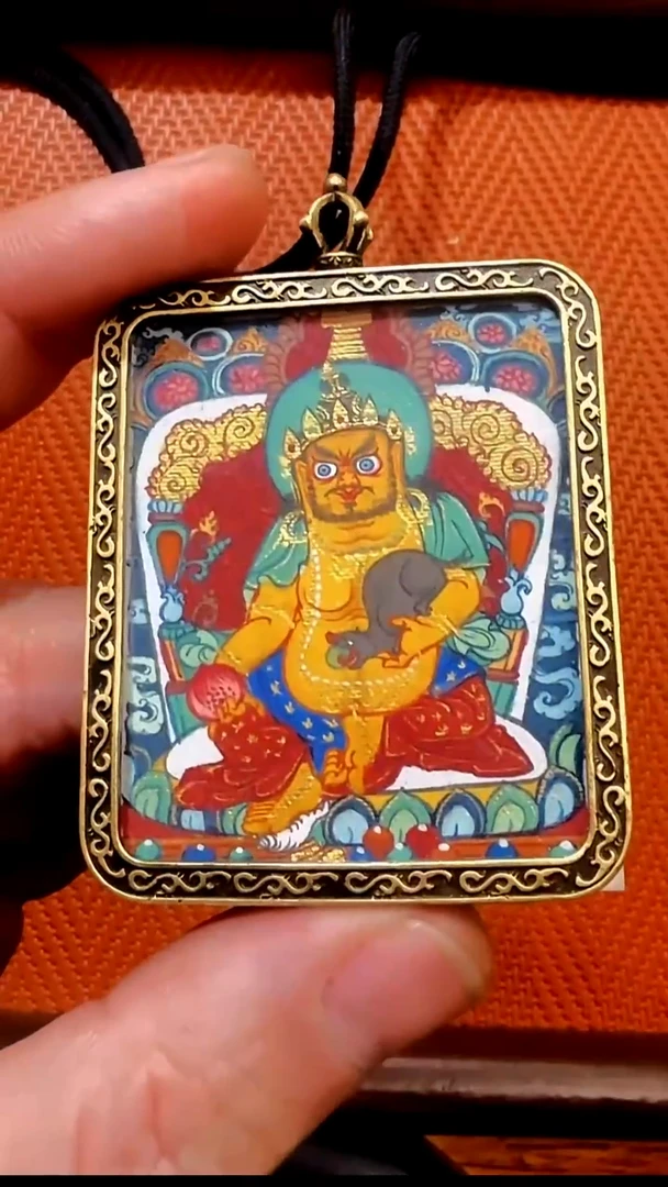 吊坠嘴哥严选——1223黑财神唐卡