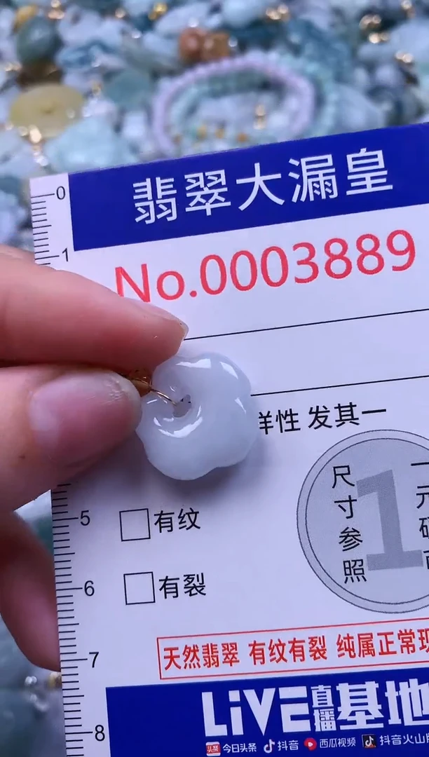 吊坠(不含链)未镶嵌翡翠3889